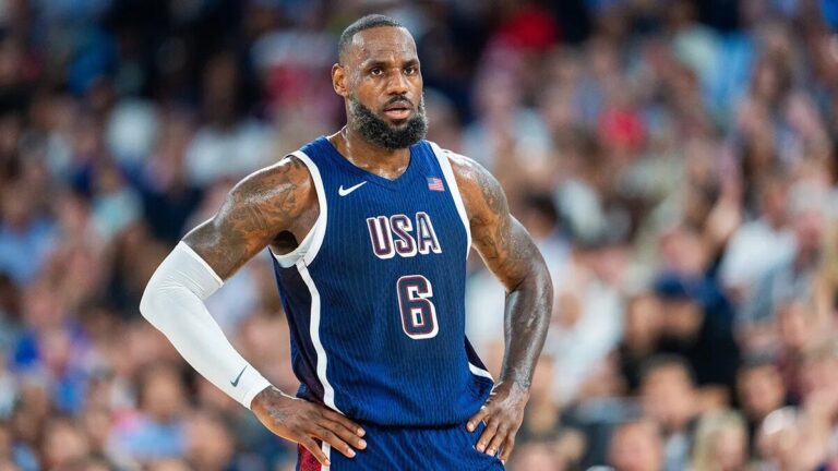 LeBron James playing for Team USA